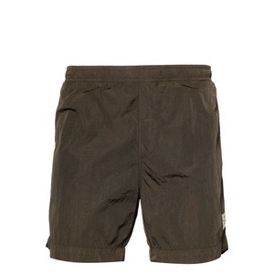 C.P.컴퍼니 로고 패치 스윔 쇼츠