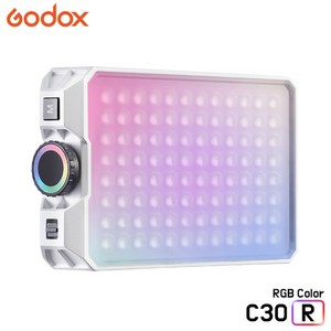 GODOX 고독스 C30R / Litemons LED 지속광 RGB 풀컬러 패널라이트 휴대용조명 카메라조명 사진 유튜브 영상 제풀촬영 지속광 개인방송 조명