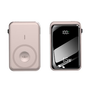 보조배터리 10000mah PD45W 3in1 초슬림 초경량 맥세이프보조배터리 대용량 쿨링 무선고속충전 마그네틱 보조배터리
