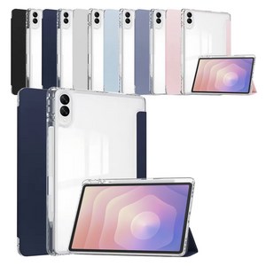 케이스나라 갤럭시탭 S11 / S11 Ultra 울트라 호환 S펜슬 수납 클리어 북커버 케이스