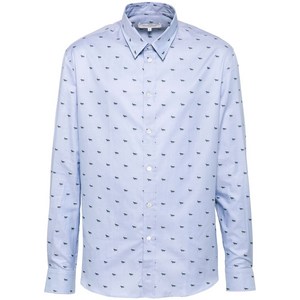 메종키츠네 폭스 프린트 셔츠, 블루계열, Standard S(KR 95)