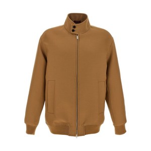 구찌 골지 니트 하이 넥 재킷, 브라운계열, Italy 48(KR 105)