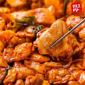 [당일출고] 머그바 춘천 양념 생닭갈비 650g + 납작당면 100g, 2개