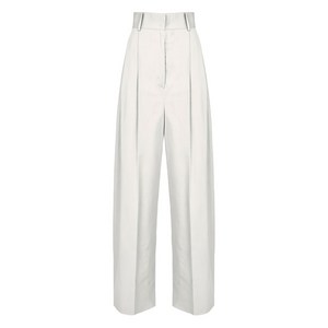 페라가모 플리츠 하이 웨이스트 팬츠