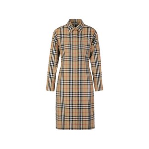 버버리 체크 미디 드레스, 베이지계열, UK 8(KR 55)