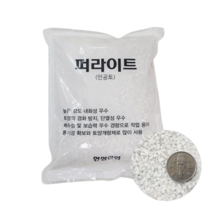 청춘화원 펄라이트 약 1.3L 인공토 분갈이흙 배양토 상토 퍼라이트 화산석, 1개