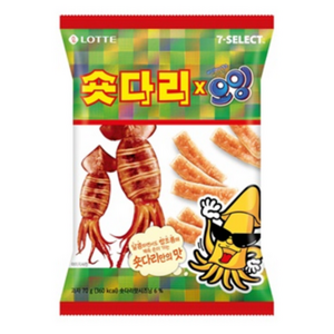 숏다리오잉 간식스낵, 6개, 70g