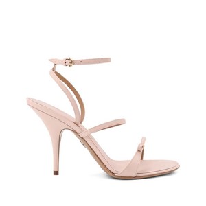 페라가모 보우 디테일 스틸레토 샌들 95mm, US width 8.5C, 핑크계열