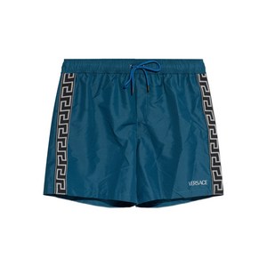 베르사체 스트라이프 패턴 스윔 쇼츠, 블루계열, Numeric 3(KR 95)
