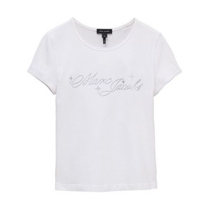 마크제이콥스 로고 장식 티셔츠, 화이트계열, Standard M(KR 66)
