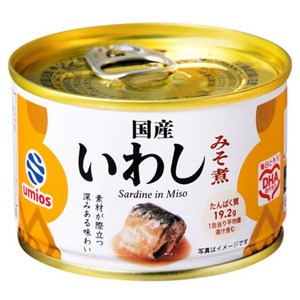 우미오스 정어리 미소 통조림, 150g, 1개