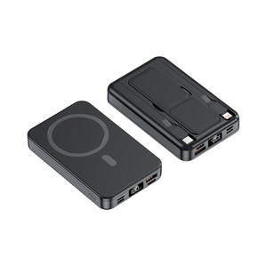 CCAGU 맥세이프 호환 보조배터리 10000mAh 대용량 무선충전 22.5W PD QC3.0 고속충전 일체형 보조밧데리