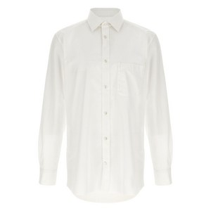 메종 마르지엘라 패치 포켓 셔츠, 화이트계열, Collar (cm) 41