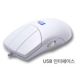 3버튼 캐드 마우스 설계용 유선 전문가 CAD용 도면, B. 펄 화이트 USB