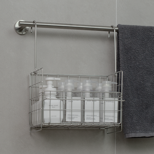 304 스텐 주방 와이어 바스켓 걸이 정리함 싱크대 수납 정리 거치대, 4개