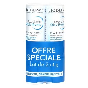 바이오더마 아토덤 스틱 레브르 립밤 2개입, 무향, 8g, 1개