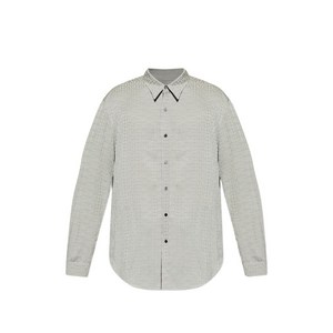 발망 패턴 버튼 셔츠, 그레이계열, Collar (cm) 40(KR 110)