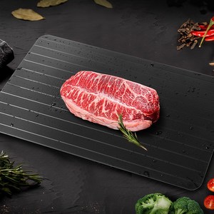 급속 해동 트레이 29.5 x 20.8cm 자연 해동 냉동식품, 29.5 x 20...., 블랙, 1개