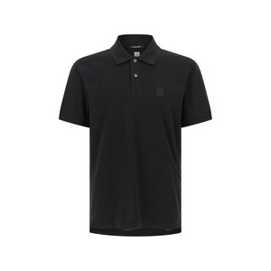 C.P.컴퍼니 스트레치 로고 폴로 셔츠, 블랙계열, Standard M(KR 100)
