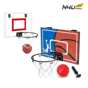 엔포유 실내 농구골대 이동식 조립식 문걸이 겸용, N4U-BK5