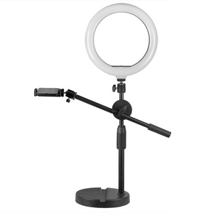 LED 링라이트 촬영 조명 핸드폰 거치대 높이조절 유튜브 수직촬영 더존라이프
