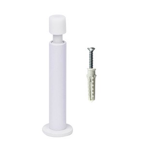 철물파크 스프링 완충 스토퍼 도어 방문 1개 세트, 화이트