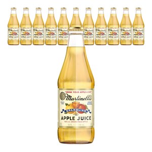 마르티넬리 스파클링 애플쥬스, 296ml, 12개