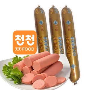 대신푸드몰- 맛있는 한국제조중국식 노랑 왕중왕 소시지 3개