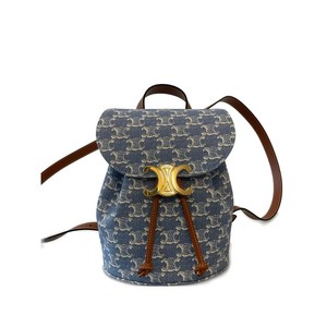 셀린느 보니 트리옹프 자카드 드로스트링 백팩