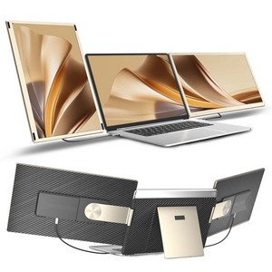 KEFEYA 15.6인치 FHD IPS 노트북 휴대용 트리플 스크린 포터블 모니터