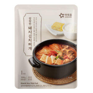 아워홈 칼칼한 돼지김치찌개, 300g, 4개