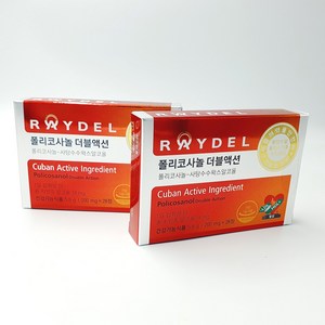 레이델 폴리코사놀 더블액션 200mg, 28정, 2개