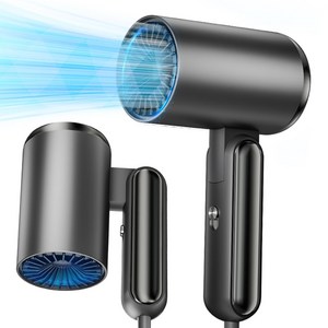 RichMagic 가정용 접이식 음이온 드라이기 냉온풍 고출력 휴대용 드라이어 1800W