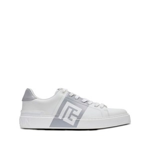 발망 B코트 로고 디테일 카프스킨 스니커즈, France 46(KR 310), 화이트계열