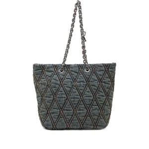 디젤 참 D 퀼팅 토트 백