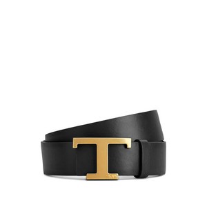 토즈 T 버클 벨트, cm 80, 블랙계열