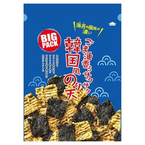 Maruka Food Expenses Rich Series 참기름 향이 나는 바삭바삭한 한국풍 김 튀김 스낵 대용량, 85g, 1개