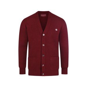 구찌 버튼 로고 가디건