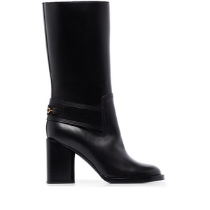 페라가모 간치오 홀스빗 부츠 95mm, US 10(KR 275C (Slim)), 블랙계열