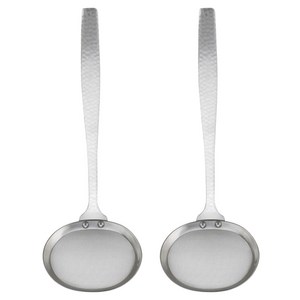 니치니치도구 스테인리스 쓰치메 미니 거품 건지기, 17.5x6.5x5..., 2개