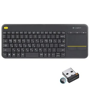 로지텍 무선 터치패드 저소음 키보드 정품