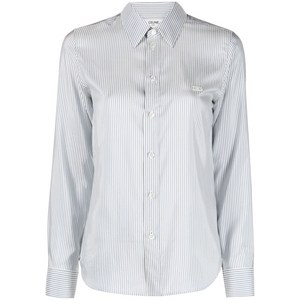 셀린느 스트라이프 실크 셔츠