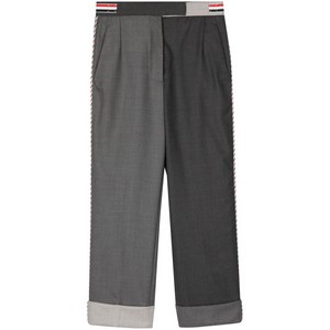 톰 브라운 투톤 스트레이트 팬츠, 그레이계열, Italy 38(KR 44)