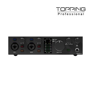 TOPPING E2x2 OTG 토핑 프로 오디오 인터페이스 오인페 홈레코딩 정품