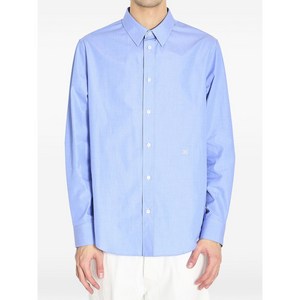 셀린느 로고 자수 셔츠, 블루계열, Collar (cm) 41