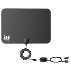 인네트워크 UHD/HD 지원 공중파 지상파 수신기 디지털TV 수신 실내용 캠핑용 DTV 안테나 5M