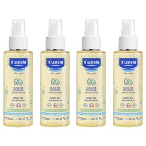 무스텔라 키즈 마사지오일, 100ml, 4개