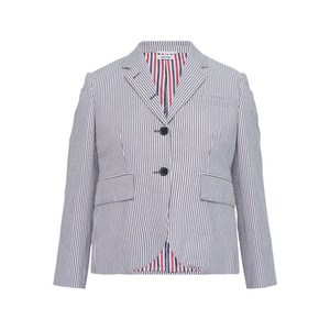 톰 브라운 하이 암홀 스포츠 스트라이프 패턴 재킷, 화이트계열+블루계열, Italy 42(KR 66)