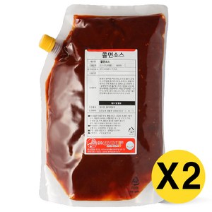 아이엠소스 쫄면소스 2kg, 2개