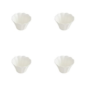 모이 도자기 카페 스프 밥그릇 디저트볼 11.5cm 4P세트, 4개